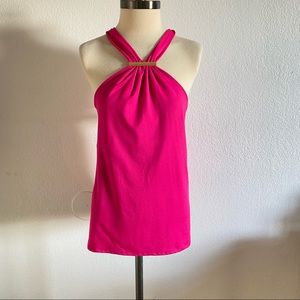 Trina Turk hot pink top size XL